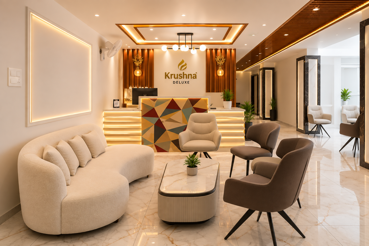 Hotel Reception Counter